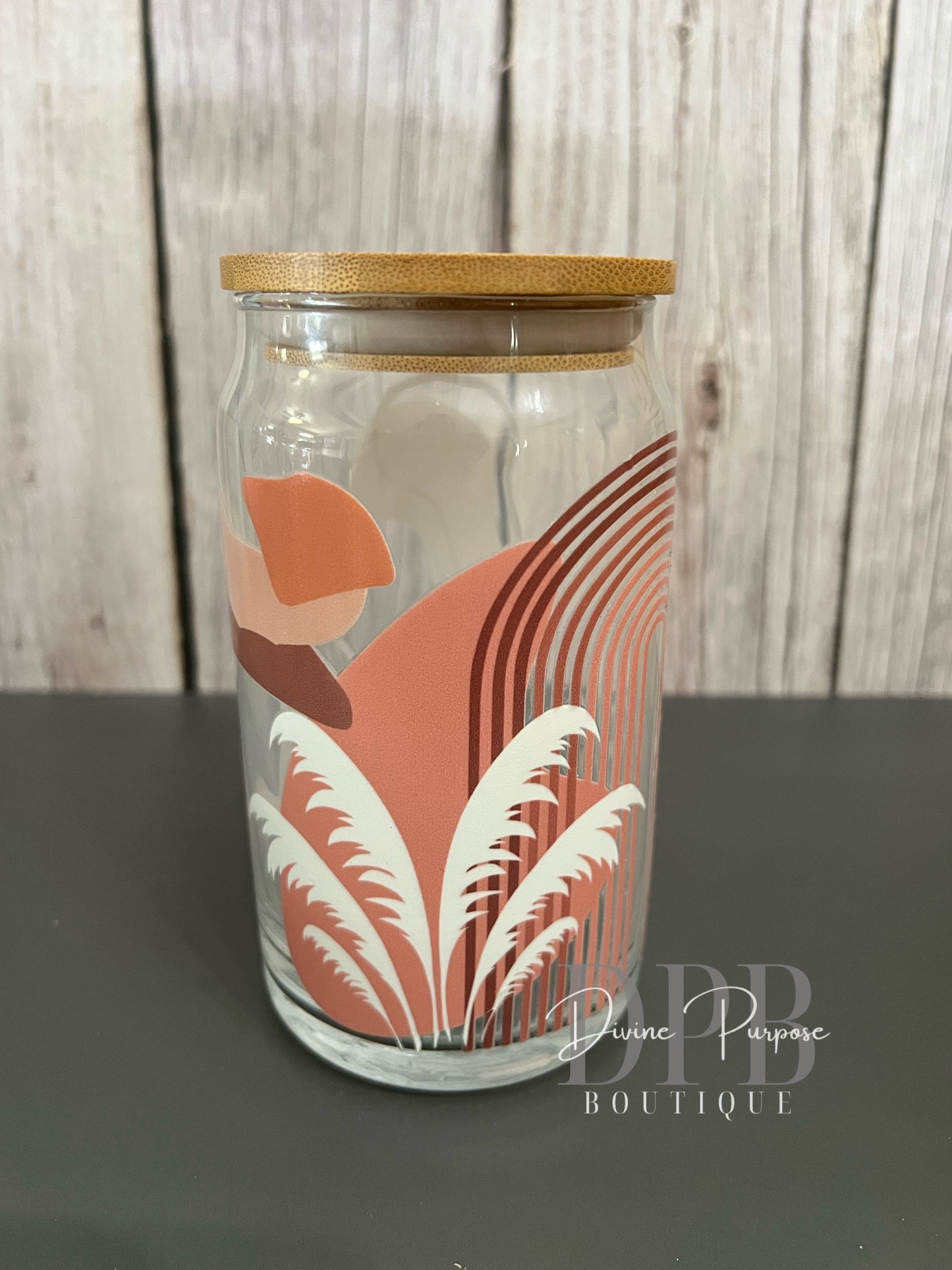 Boho Glass Tumbler