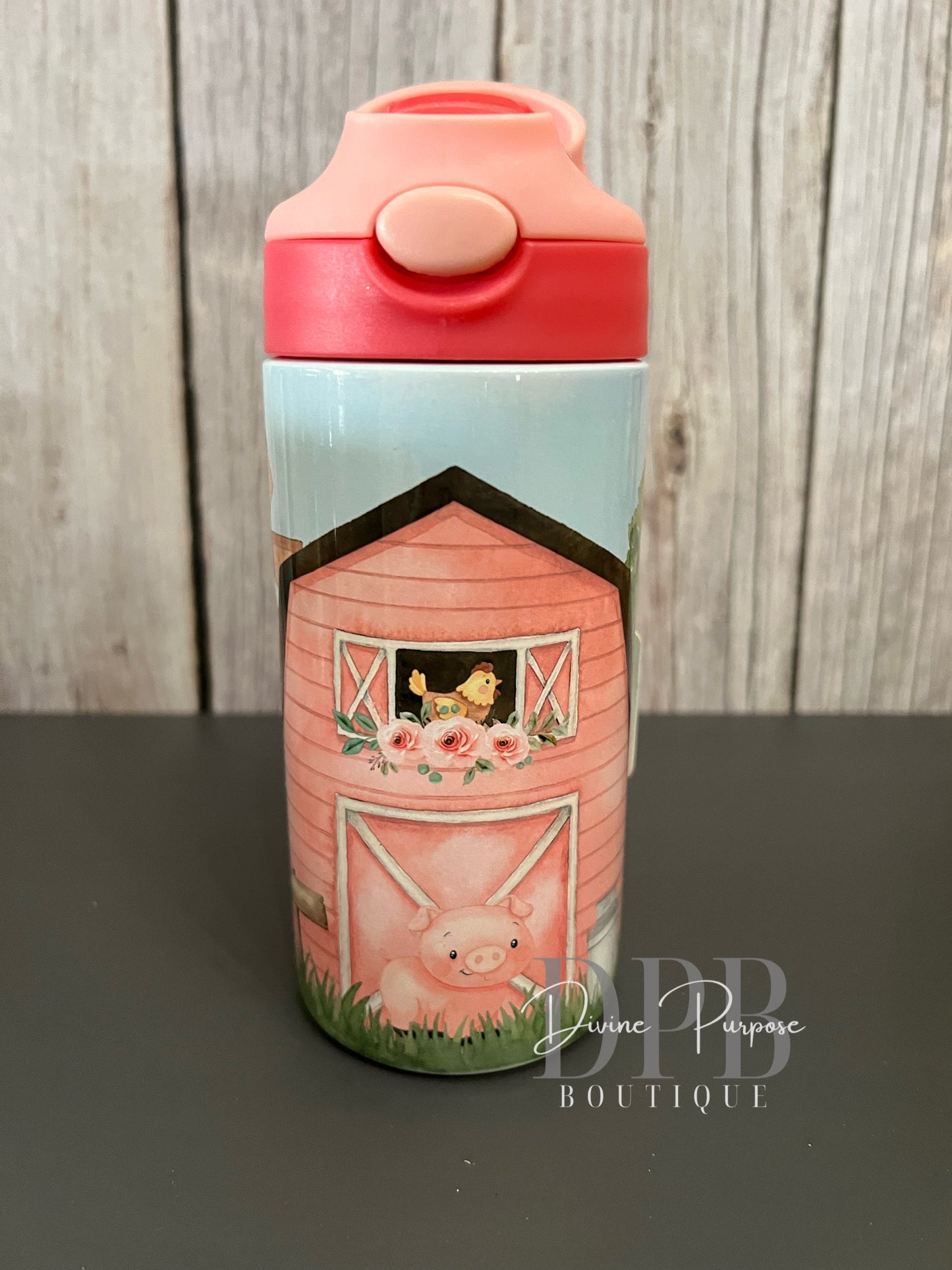 Barnyard Animals Kids Tumbler