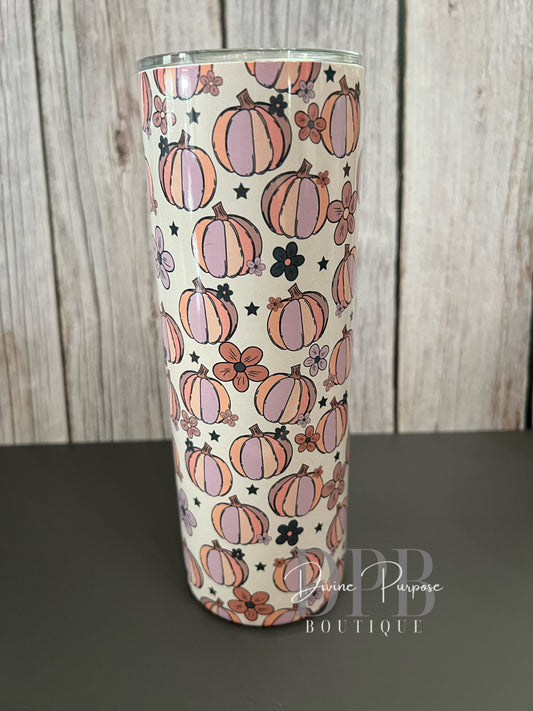 Boho Pumpkin Tumbler